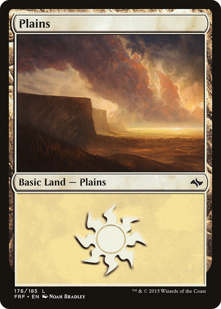Plains (176) (FRF-176) - Fate Reforged Foil