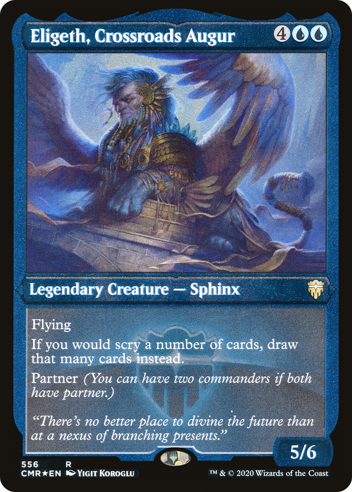 Eligeth, Crossroads Augur (Foil Etched) (CMR-556) - Commander Legends Foil