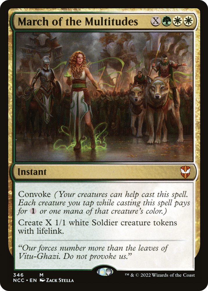 March of the Multitudes (NCC-346) - New Capenna Commander