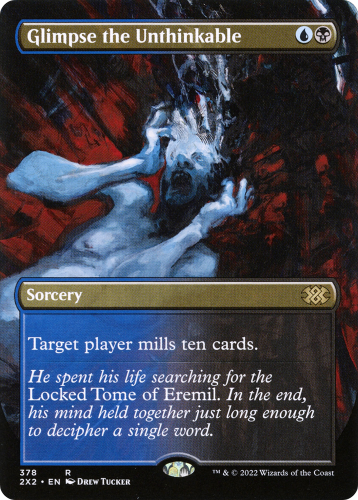 Glimpse the Unthinkable (Borderless) (2X2-378) - Double Masters 2022 (Borderless)