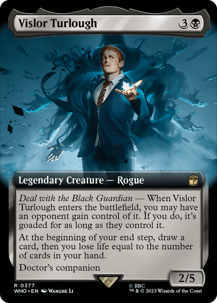 Vislor Turlough (Extended Art) (WHO-377) - Doctor Who: (Extended Art) Foil