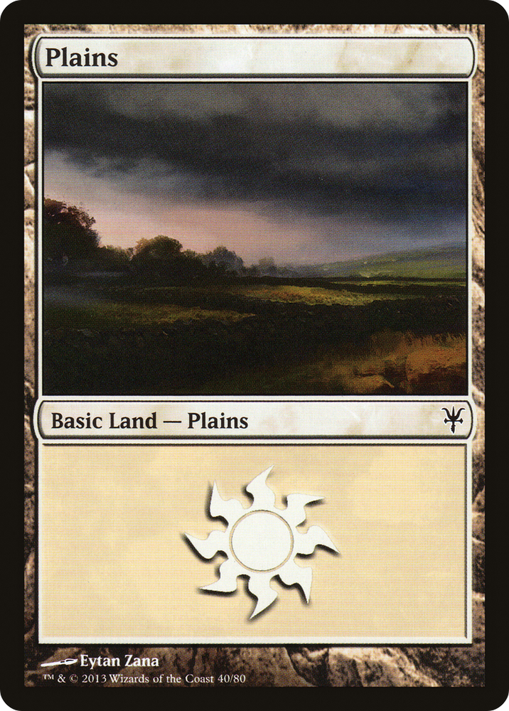 Plains (40) (DDK-040) - Duel Decks: Sorin vs. Tibalt