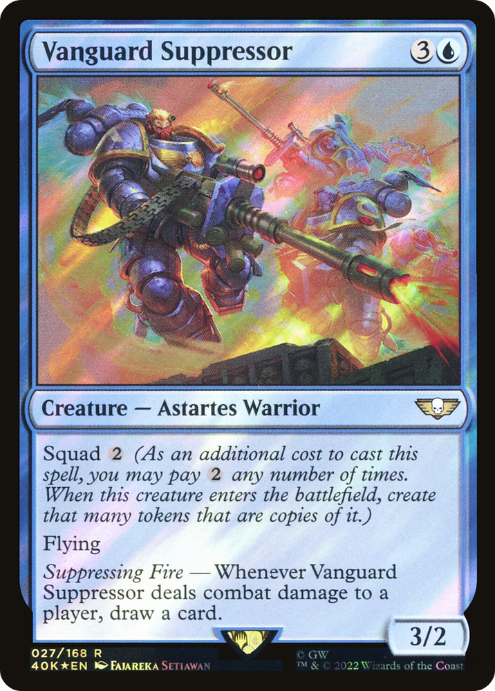 Vanguard Suppressor (Surge Foil) (40K-27★) - Warhammer 40,000 Commander Foil