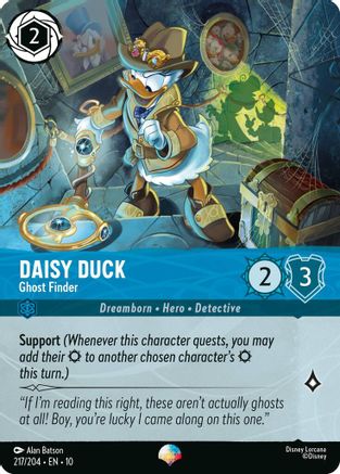 Daisy Duck - Ghost Finder (Epic) (217/204) - Whispers in the Well Holofoil