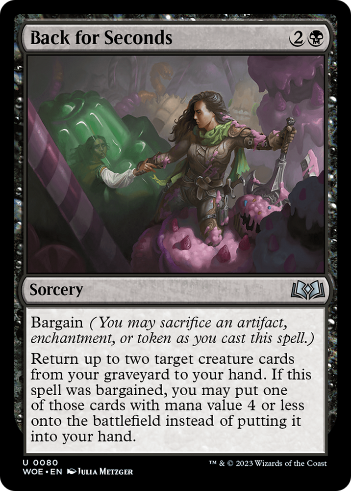 Back for Seconds (WOE-080) - Wilds of Eldraine Foil