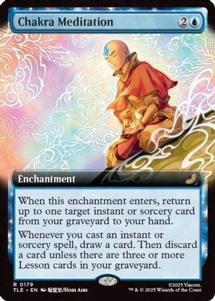 Chakra Meditation (Extended Art) (TLE-179) - Avatar: The Last Airbender: Eternal-Legal Foil