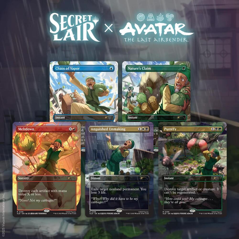 MTG Secret Lair x Avatar: The Last Airbender: My Cabbages! - Non-Foil Edition - Secret Lair Drop Series