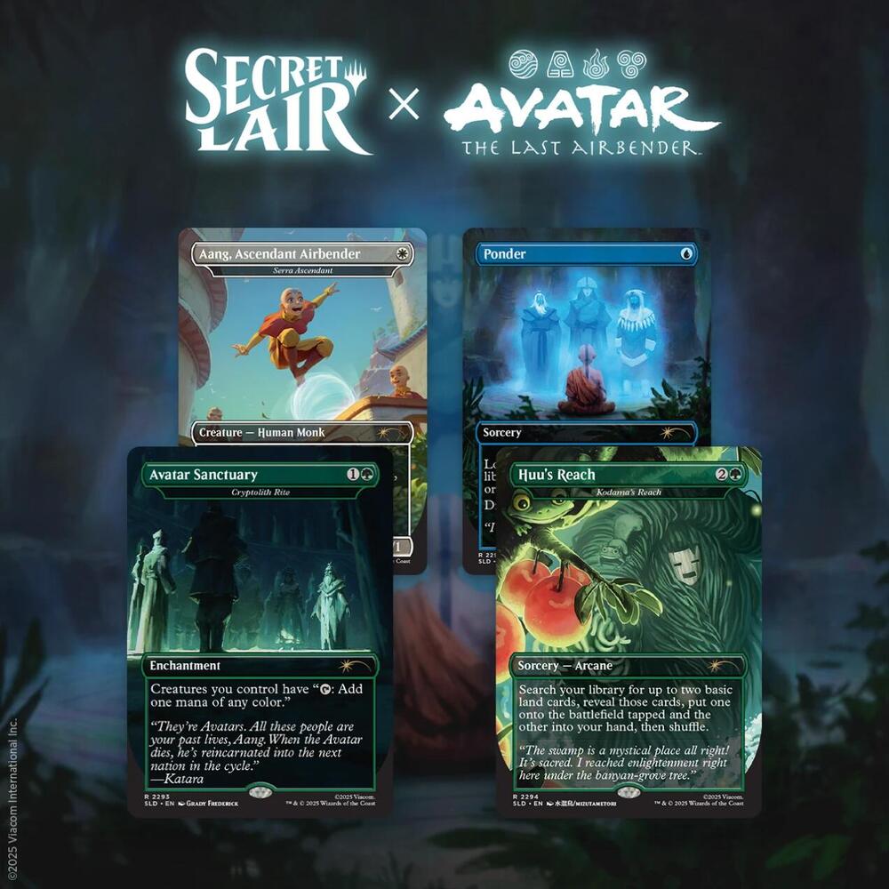 MTG Secret Lair x Avatar: The Last Airbender: A Lot To Learn - NON Foil Edition - Secret Lair Drop Series