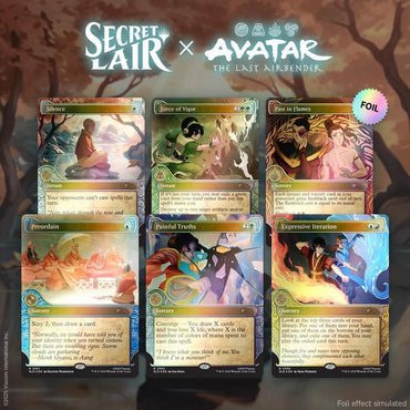 MTG Secret Lair x Avatar: The Last Airbender: One with the Elements - Rainbow Foil Edition - Secret Lair Drop Series