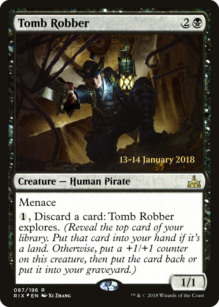 Tomb Robber (PRE-087) - Rivals of Ixalan Promos Foil