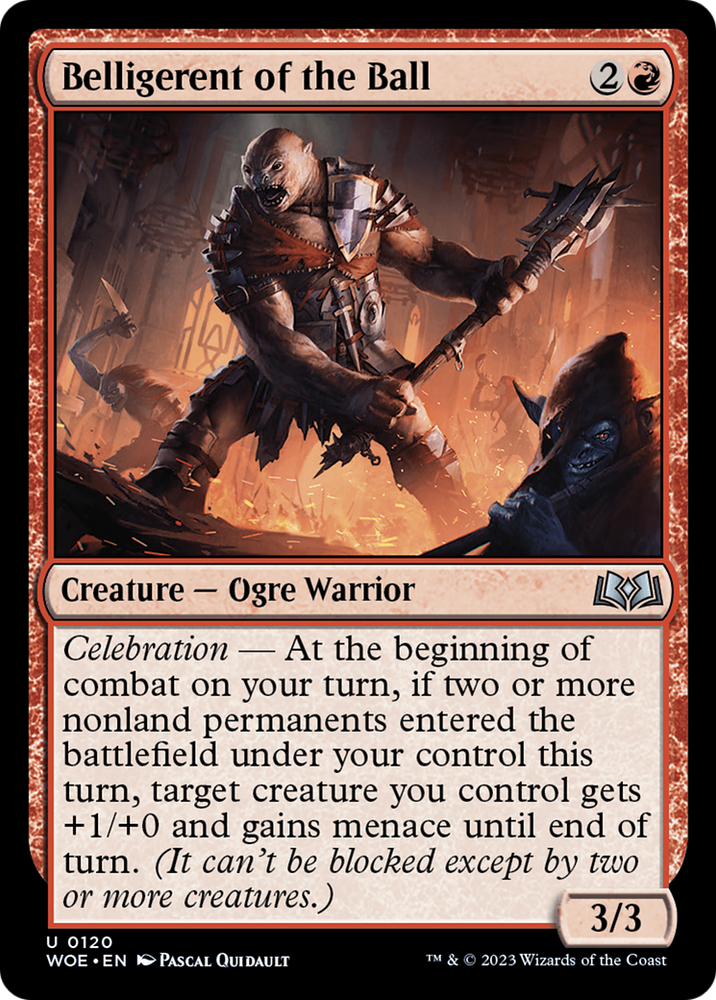 Belligerent of the Ball (WOE-120) - Wilds of Eldraine Foil
