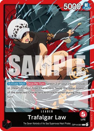 Trafalgar Law (OP14-001) - The Azure Sea's Seven