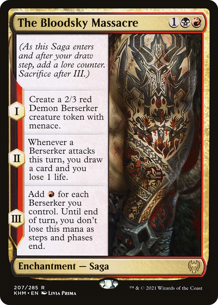 The Bloodsky Massacre (KHM-207) - Kaldheim Foil