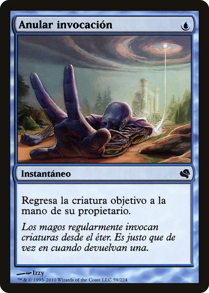 Unsummon (Spanish) - "Anular invocacion" (PS11-059) - Salvat 2011
