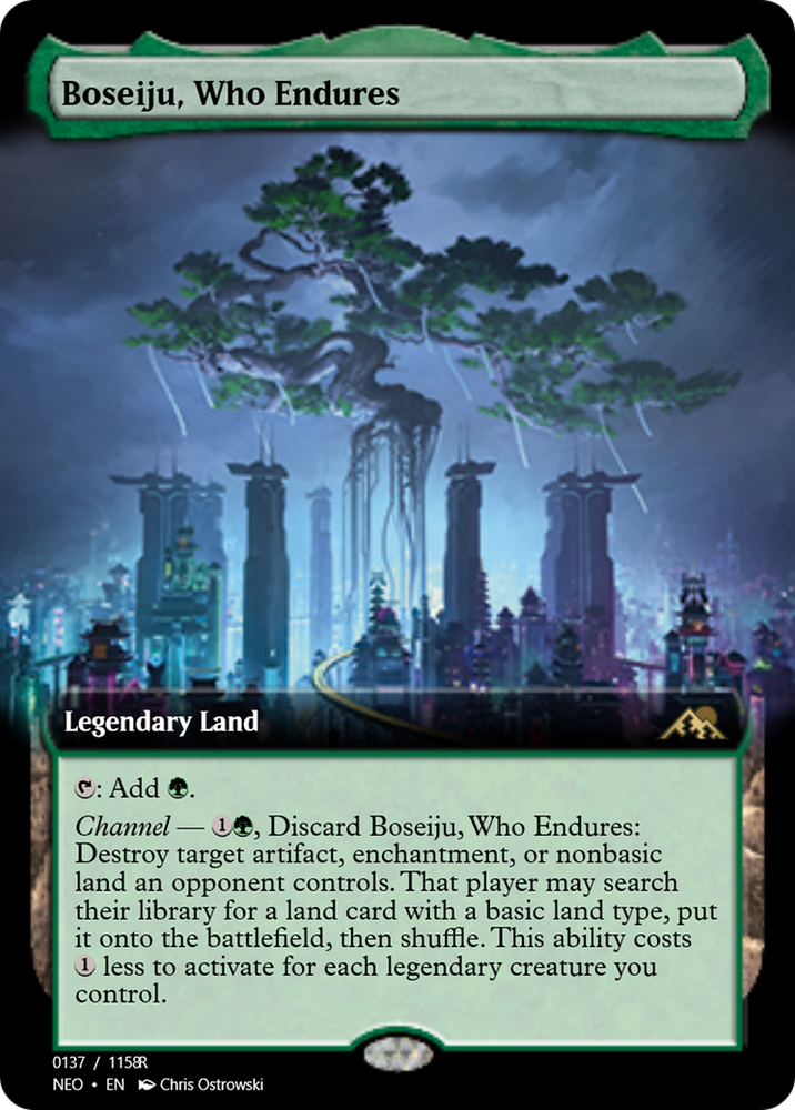 Boseiju, Who Endures (PRM-98137) - Magic Online Promos