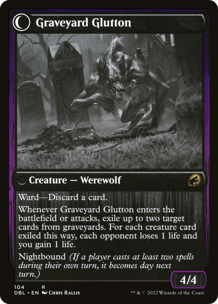 Graveyard Trespasser (DBL-104) - Innistrad: Double Feature: (Double Faced Transform)