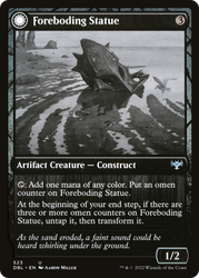 Foreboding Statue (DBL-523) - Innistrad: Double Feature: (Double Faced Transform)