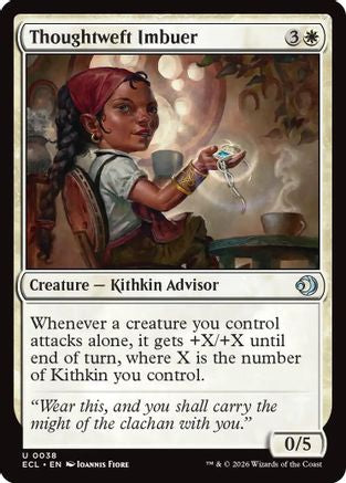 Thoughtweft Imbuer (ECL-038) - Lorwyn Eclipsed Foil