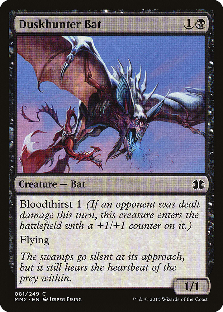 Duskhunter Bat (MM2-081) - Modern Masters 2015 Foil