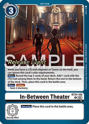 In-Between Theater (BT24-100) - Time Stranger Release Events Cards