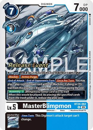 MasterBlimpmon (BT24-062) - Time Stranger Release Events Cards
