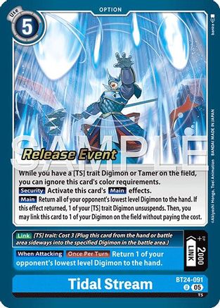 Tidal Stream (BT24-091) - Time Stranger Release Events Cards Foil