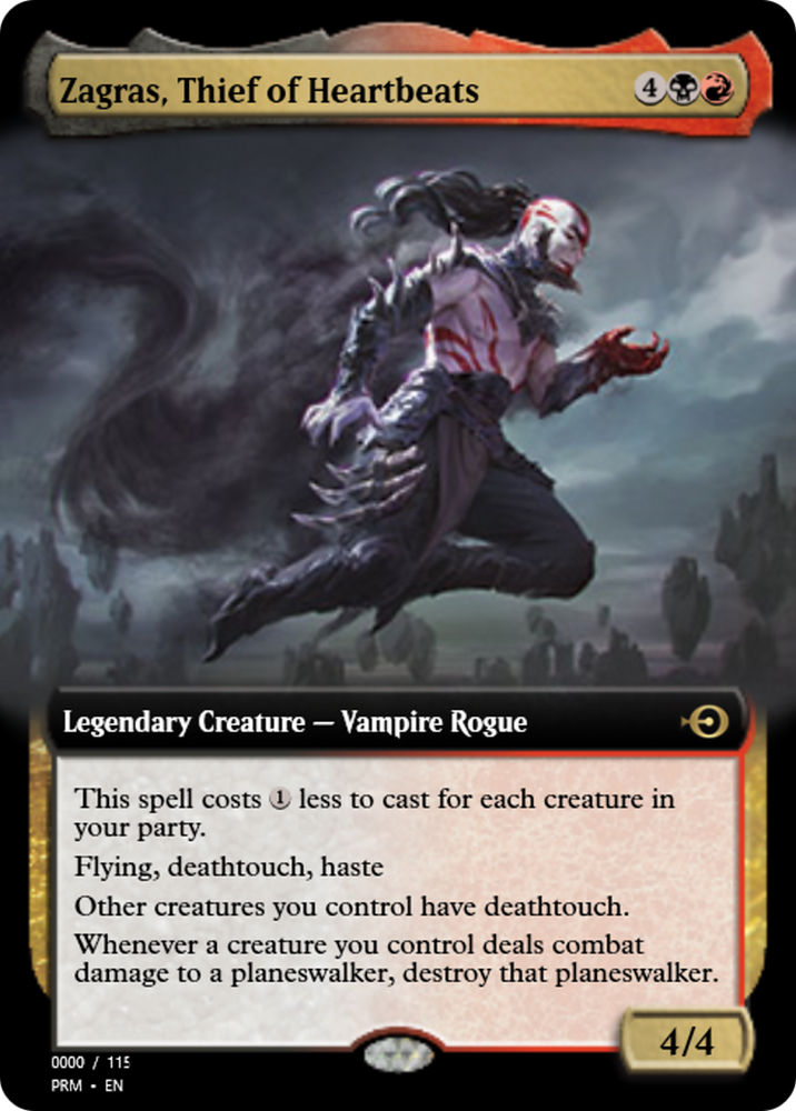 Zagras, Thief of Heartbeats (PRM-83816) - Magic Online Promos Foil