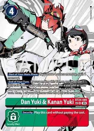 Dan Yuki & Kanan Yuki (SP) (BT24-085) - Time Stranger Foil