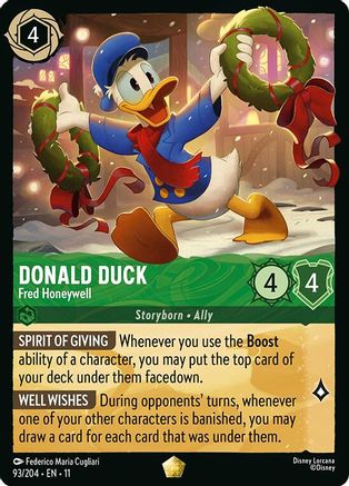 Donald Duck - Fred Honeywell (93/204) - Winterspell