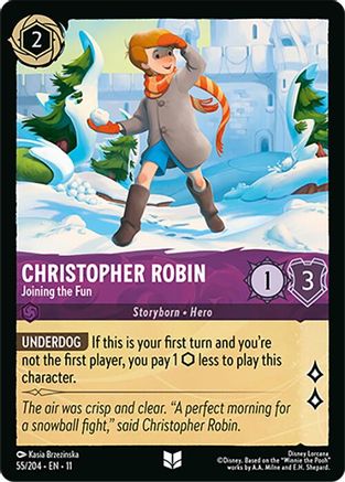 Christopher Robin - Joining the Fun (55/204) - Winterspell Cold Foil