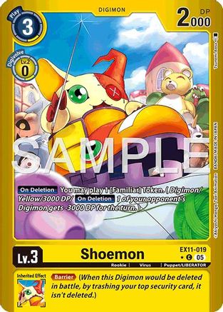 Shoemon (Limited Foil) (EX11-019) - Dawn of Liberator Foil