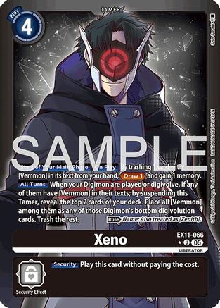 Xeno (Limited Foil) (EX11-066) - Dawn of Liberator Foil