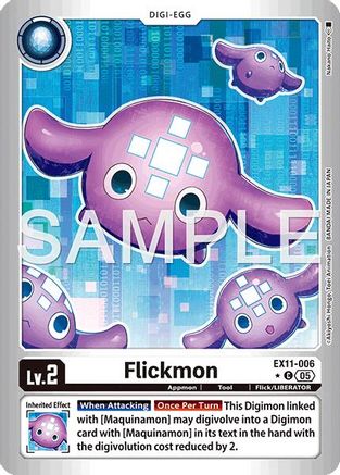 Flickmon (Limited Foil) (EX-11-006) - Dawn of Liberator Foil