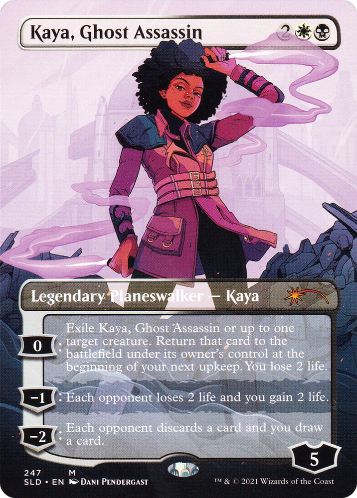 Kaya, Ghost Assassin (SLD-247) - Secret Lair Drop (Borderless)