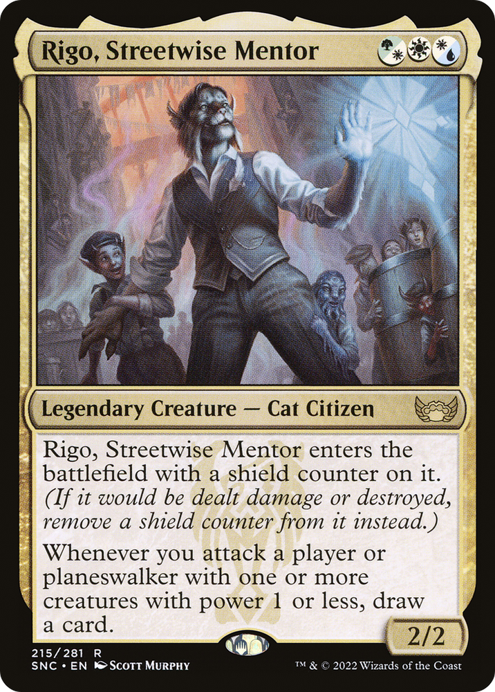 Rigo, Streetwise Mentor (SNC-215) - Streets of New Capenna Foil