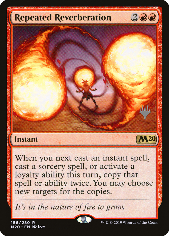 Repeated Reverberation (PPM20-156) - Core Set 2020 Promos Foil