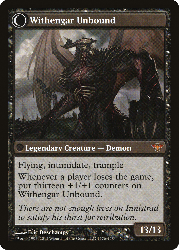 Elbrus, the Binding Blade (DKA-147) - Dark Ascension: (Double Faced Transform) Foil
