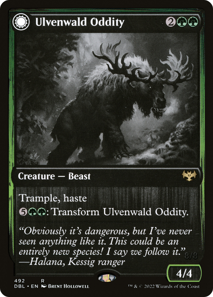 Ulvenwald Oddity (DBL-492) - Innistrad: Double Feature: (Double Faced Transform) Foil