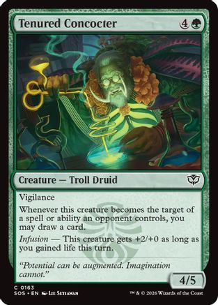Tenured Concocter (SOS-163) - Secrets of Strixhaven Foil