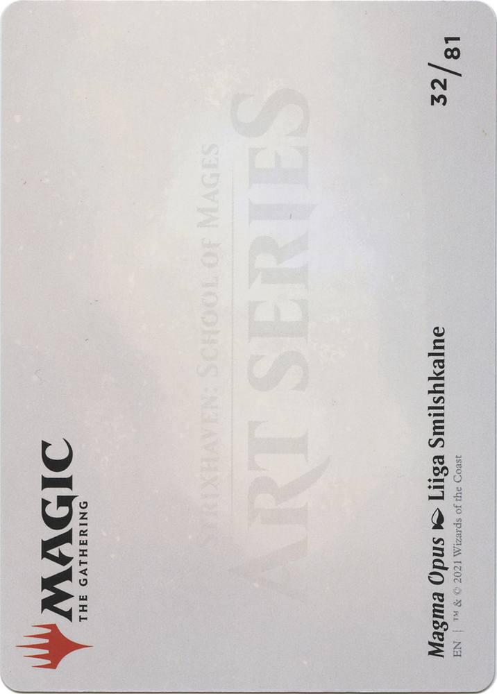 Magma Opus // Magma Opus (ASTX-032) - Strixhaven Art Series (Borderless) Foil