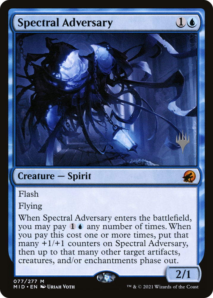 Spectral Adversary (PPMID-77P) - Innistrad: Midnight Hunt Promos Foil