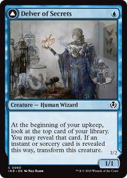 Delver of Secrets // Insectile Aberration (INR-060) - Innistrad Remastered