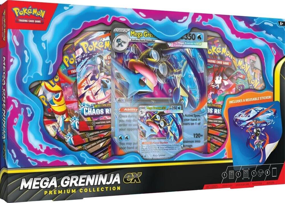 Pokemon - Mega Evolutions - Mega Greninja ex Premium Collection