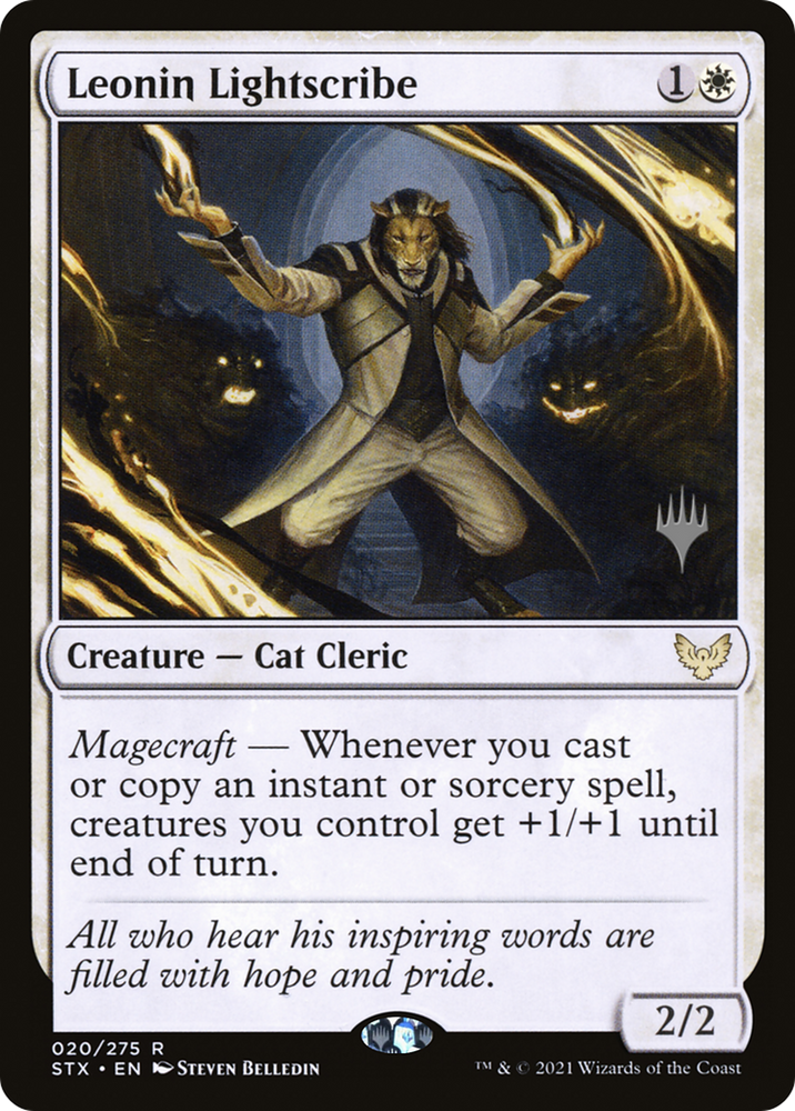 Leonin Lightscribe (PPSTX-020) - Strixhaven: School of Mages Promos