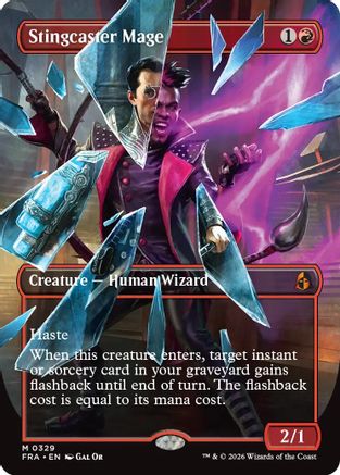 Stingcaster Mage (Borderless) (FRA-329) - Reality Fracture