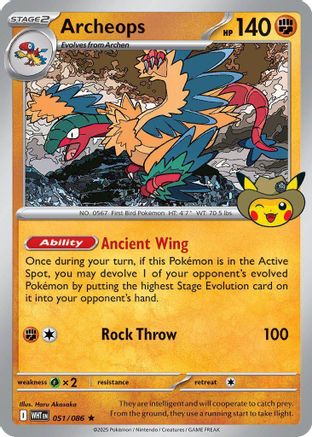 Archeops 051  ME Mega Evolution Promo - Promo