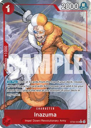 Inazuma (Full Art) (ST30-002) - Starter Deck EX: Luffy & Ace Foil