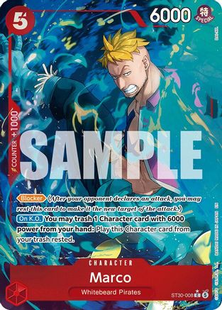 Marco (Full Art) (ST30-008) - Starter Deck EX: Luffy & Ace Foil