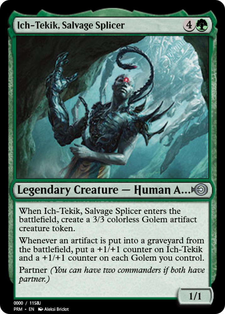 Ich-Tekik, Salvage Splicer (PRM-86346) - Magic Online Promos Foil