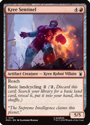 Kree Sentinel (MSH-141) - Marvel Super Heroes